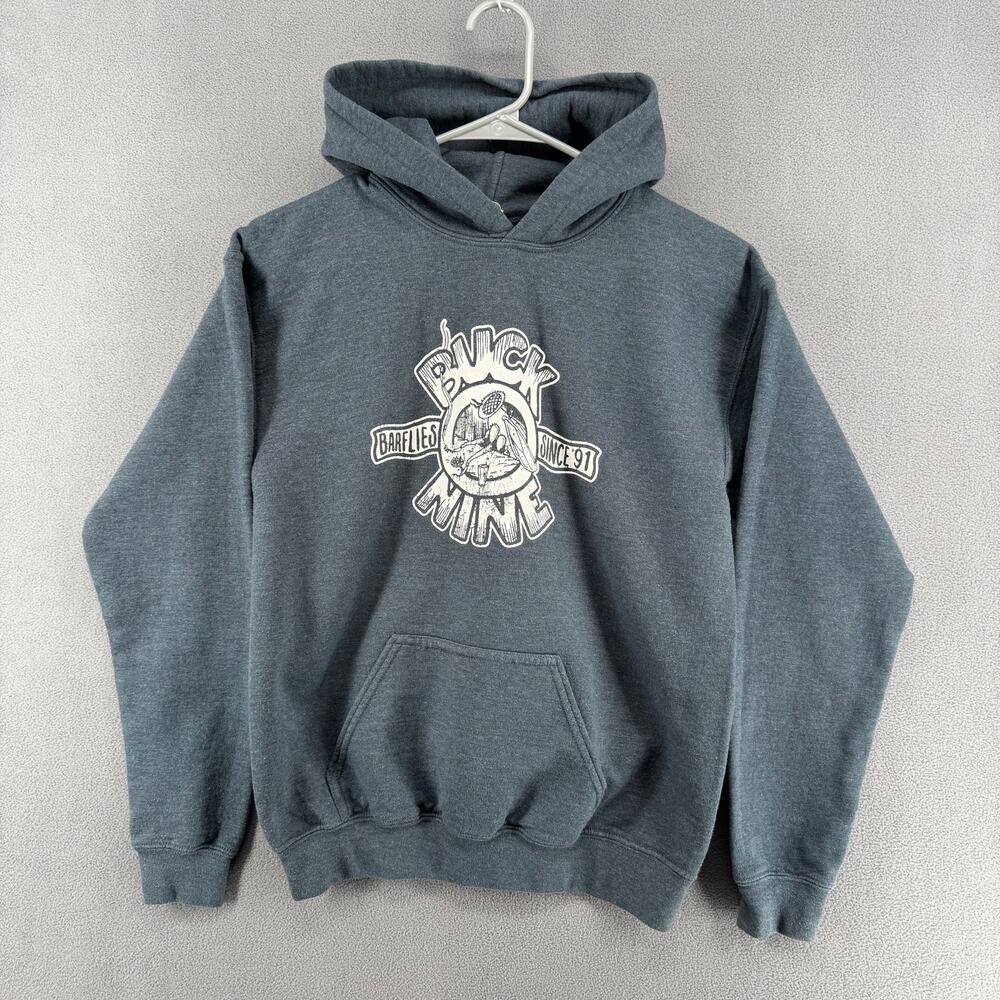 Buck O Nine Band Tee Hoodie Barflies Since 91 Gray Youth XL Ska Punk Music Merch
